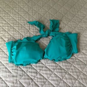 Victoria’s Secret Ruffle Tie-back Bandeau Top